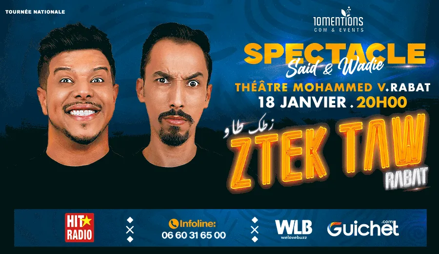 Le Fameux Duo SAID & WADIE – Du Nouveau à Rabat !