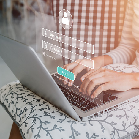 Image de la page d'inscription des clients